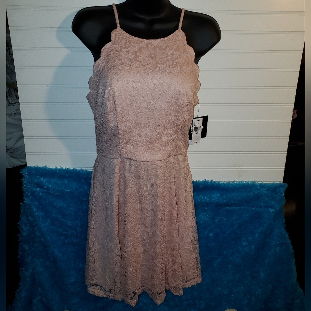 👗 Blush colored Lined Adorable Dress